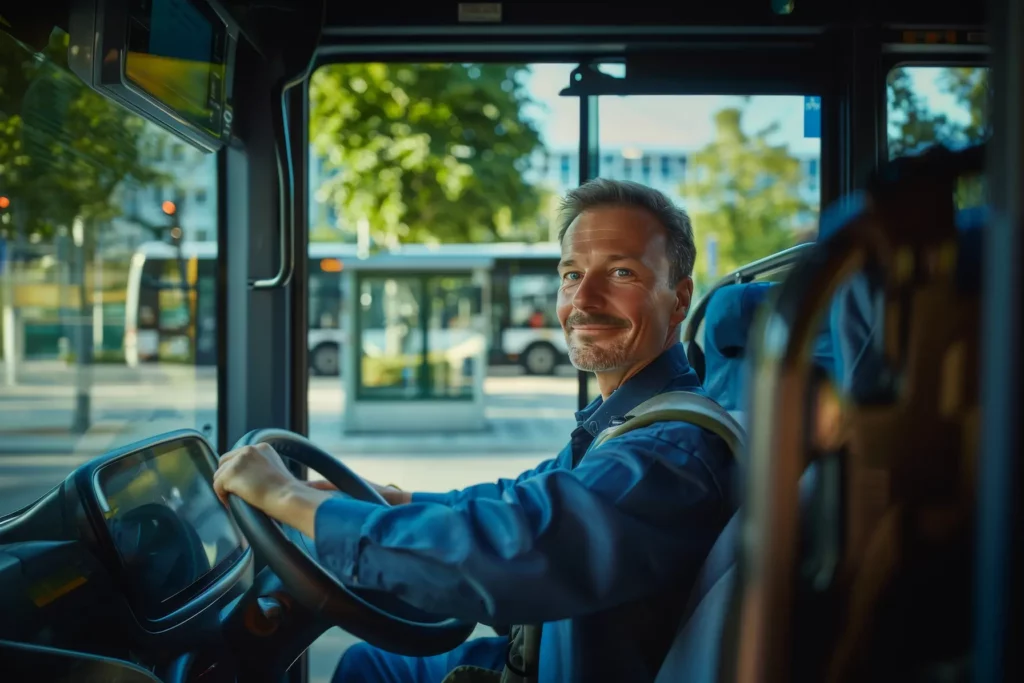 Male Bus Driver Portrait (1) - BG Contábil